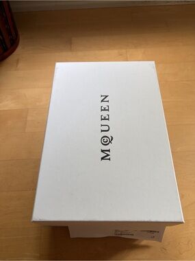 Alexander McQueen White empty storage box